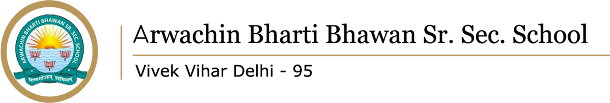 Arwachin Bharti Bhawan Senior Secondary School logo