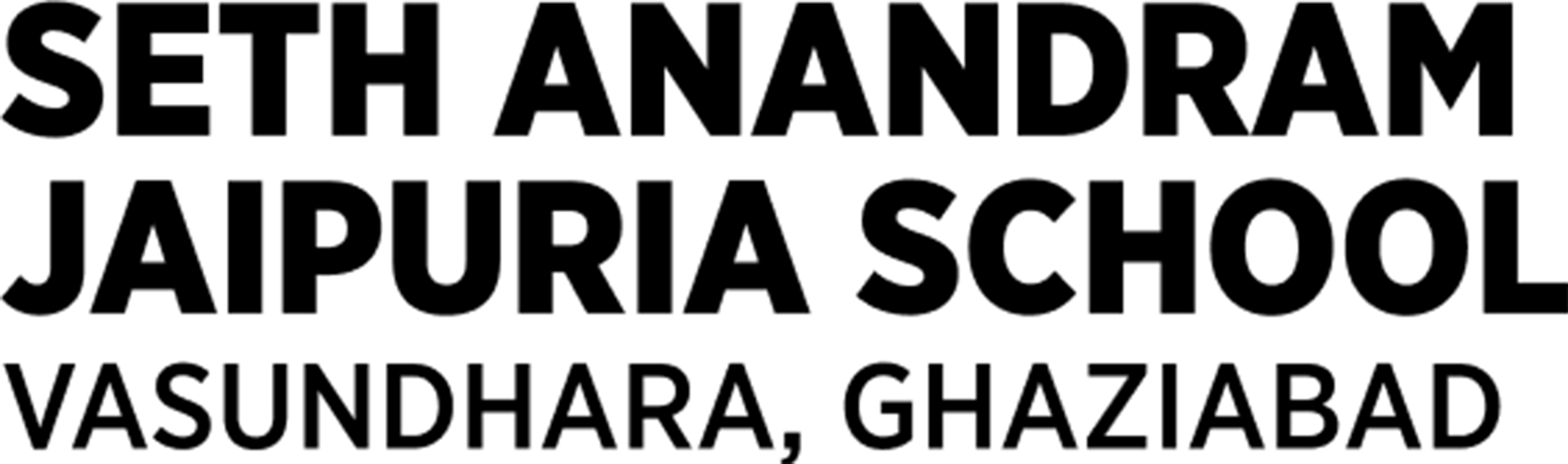 Seth Anandram Jaipuria School logo
